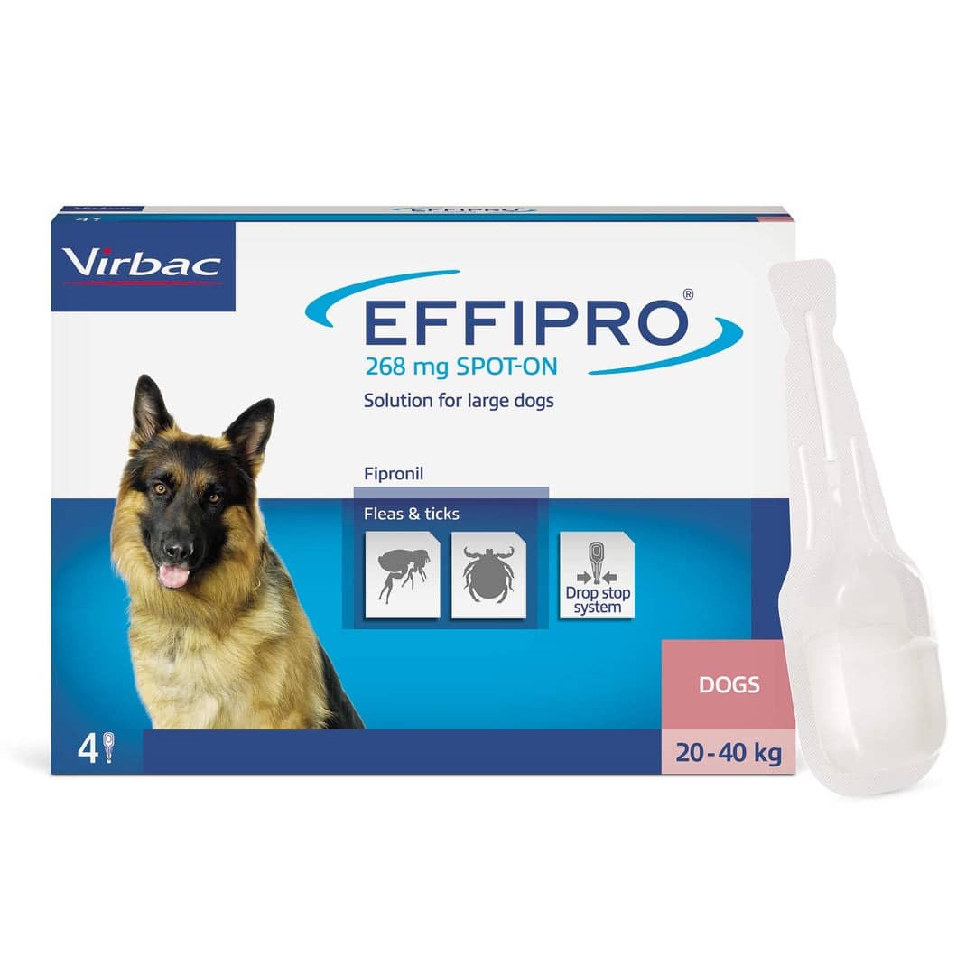 Effipro pretblusu pilieni suņiem 20–40 kg 268 mg N4